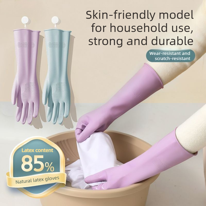 Rubber Glove Cleaning - Sarung Tangan Pencuci Piring Lateks, dengan