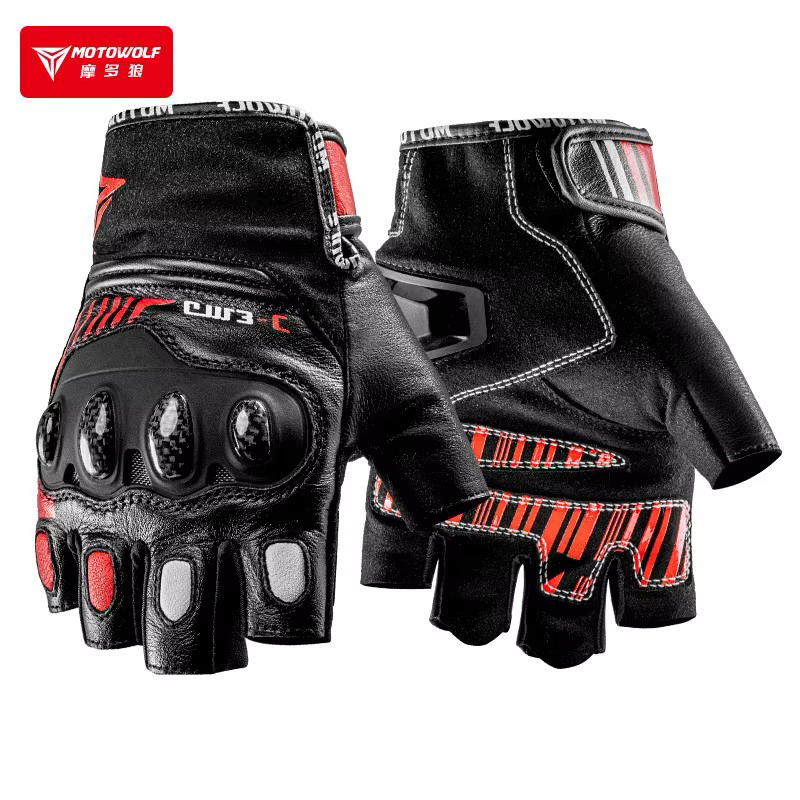 Motorcycle Glove Knuckle - Sarung Tangan Sepeda Motor Setengah Jari