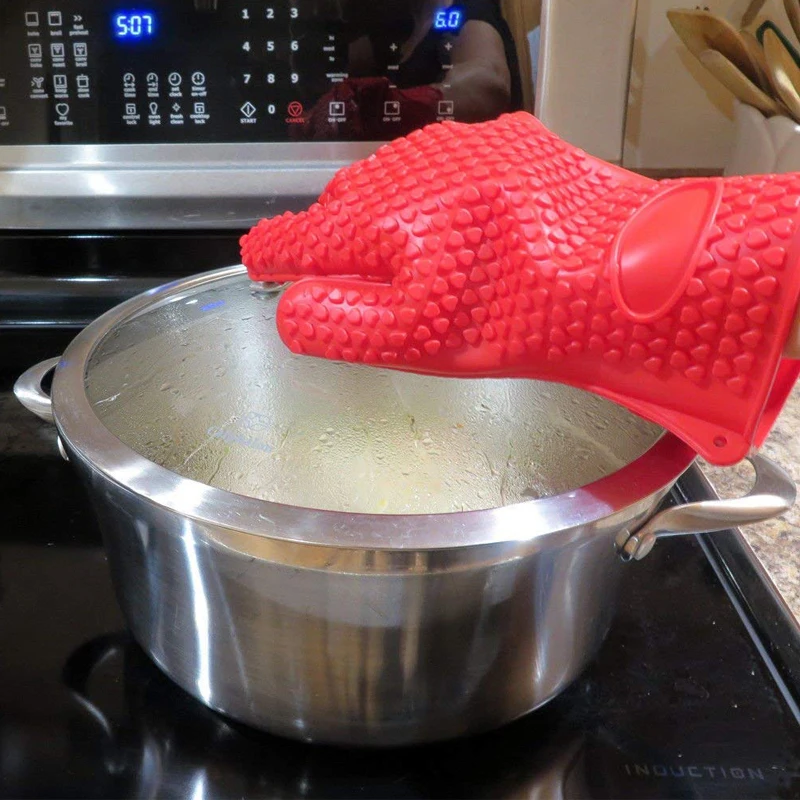 Sarung Tangan Silikon BBQ untu - Oven Mitt Silicone ulasan dan harga